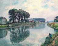 Fisher at the Bank of the Marne at Lagny